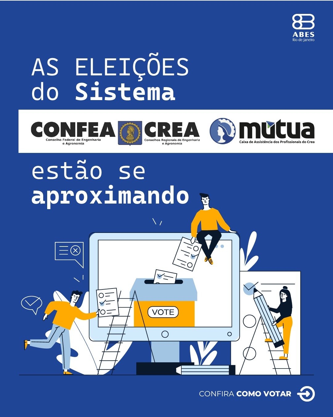 Confira O Passo A Passo Para Vota O Nas Elei Es Do Sistema Confea